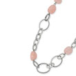 Stainless Steel and Rose Quartz Necklace