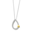 Sterling Silver & Gold-plated A Tear Of Love 18" Necklace