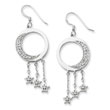 Sterling Silver & Cubic Zirconia I Promise You The Moon And Stars Dangle Earrings