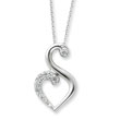 Sterling Silver & Cubic Zirconia Journey Of Friendship 18" Necklace