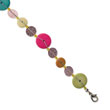 Multicolored Hamba Wood & Sequin 7.25" Bracelet