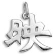 Sterling Silver "Reflection" Kanji Chinese Symbol Charm